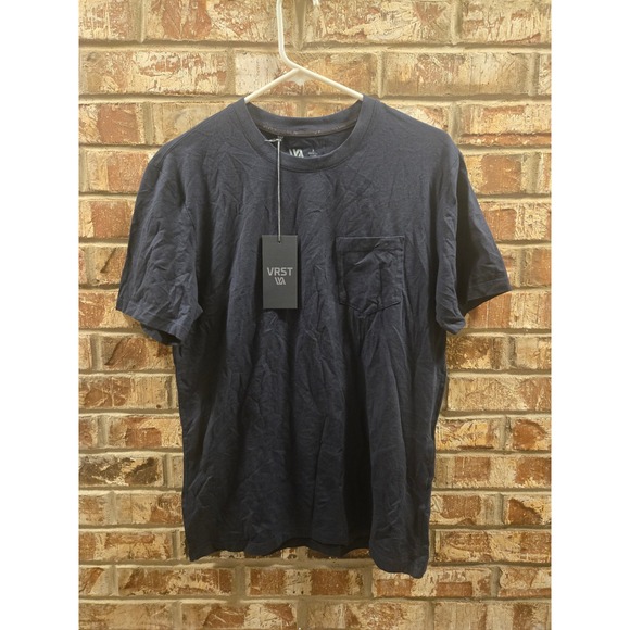 VRST Men's Short Sleeve Crew Neck Pocket T-Shirt Casual Top Small - Picture 1 of 3